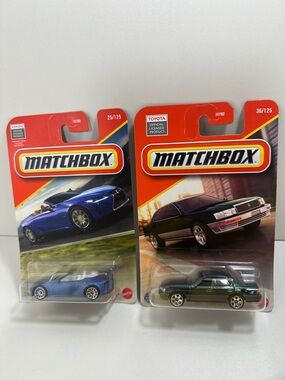 Matchbox Lexus Bundle LC 500 & LS 400 1:64 Diecast 25/125 36/125